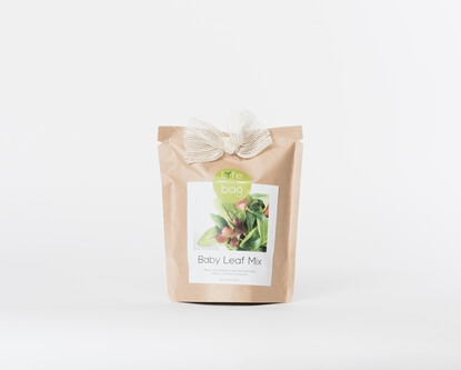 Grow your own baby leaves in this bag