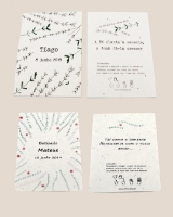 Imagem de Postal | Folheto | Flyer em papel com sementes